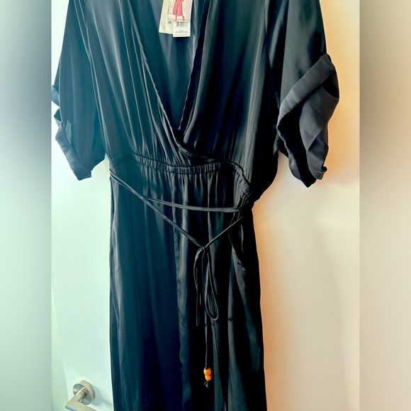 Charlie Page Black Penelope Wrap Dress - Picture 6 of 9